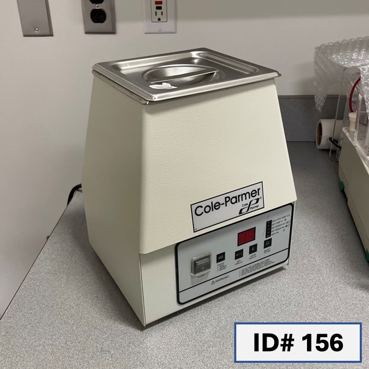 Ultrasonic cleaner, Cole-Parmer 08895-04 - ID# 156