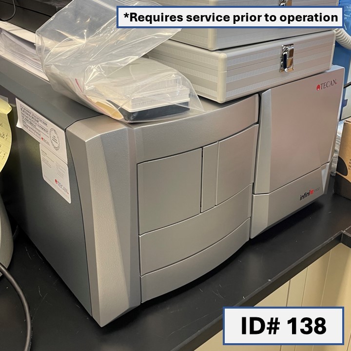 Microplate reader, Tecan Infinite F500 - ID# 138