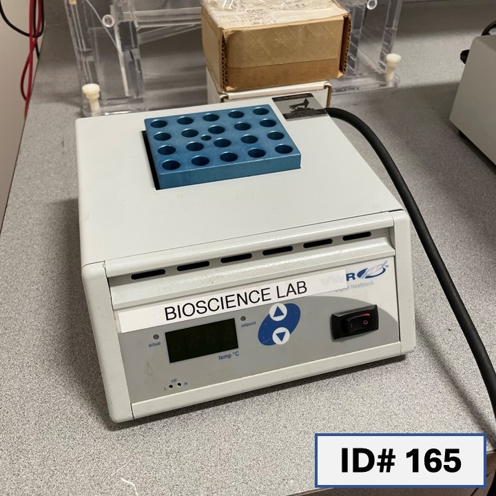 Heat block, VWR 949036 - ID# 165