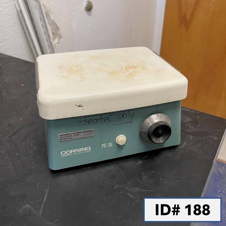 Hot plate, Corning PC-35 - ID# 188