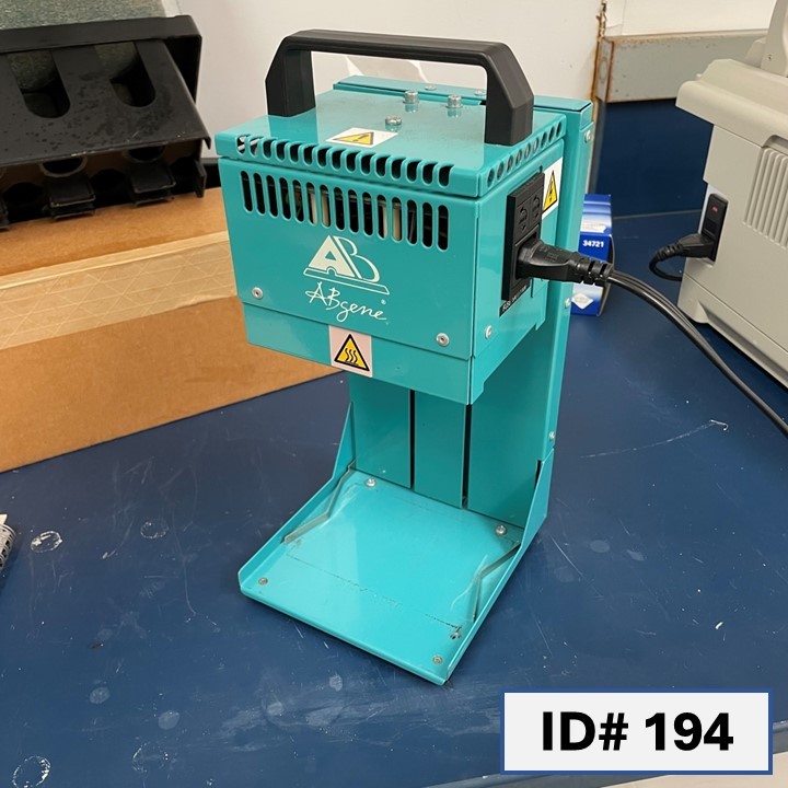 Manual heat sealer, Abgene AB-0384 - ID# 194